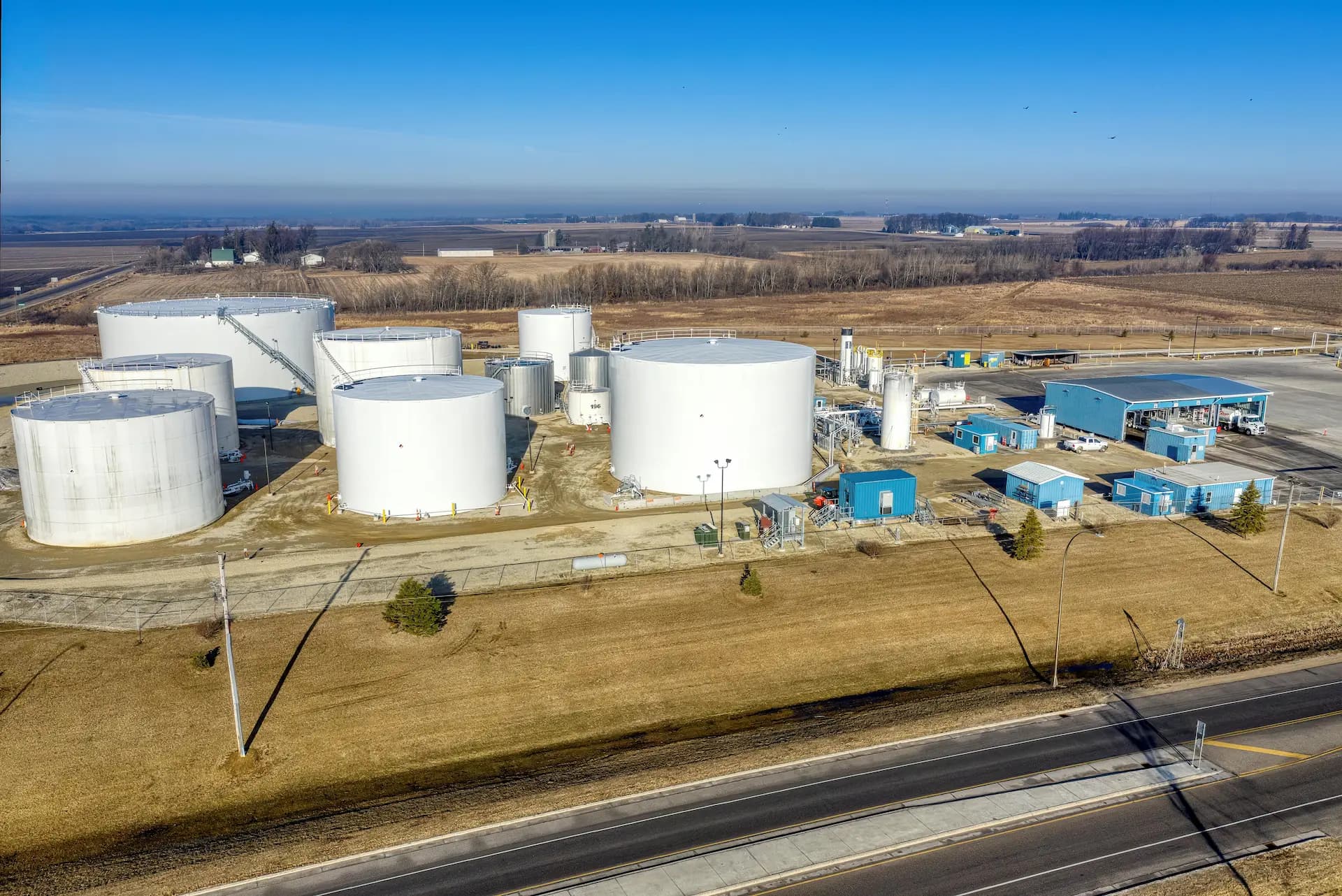 Redes de piping en planta de biocombustibles